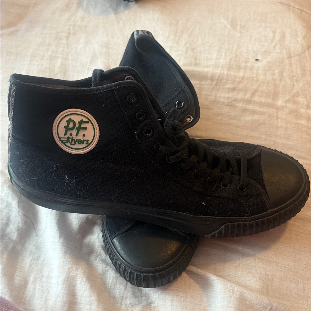 Black High-Top Men's Sneakers